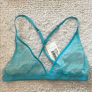 Skin Odelyn Adjustable Bralette in Aqualmarie Women’s size Small